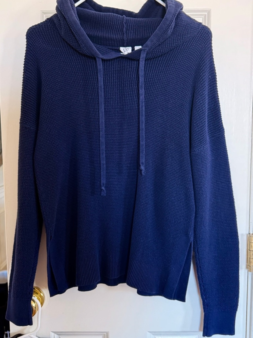 GAP Women’s Navy Crewneck Hoodie Sweater Size M